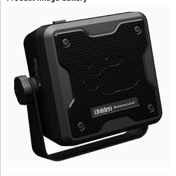 Uniden 15 watt amplified comm speaker - Picture 3 of 3
